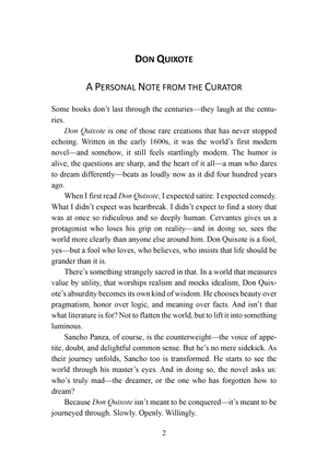 Don Quixote by Miguel de Cervantes - PDF Series
