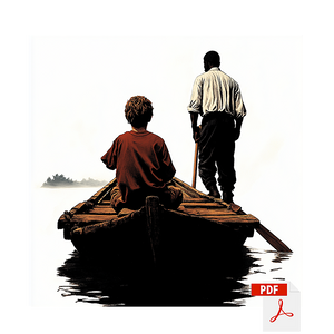 The Adventures of Huckleberry Finn by Mark Twain - PDF Series